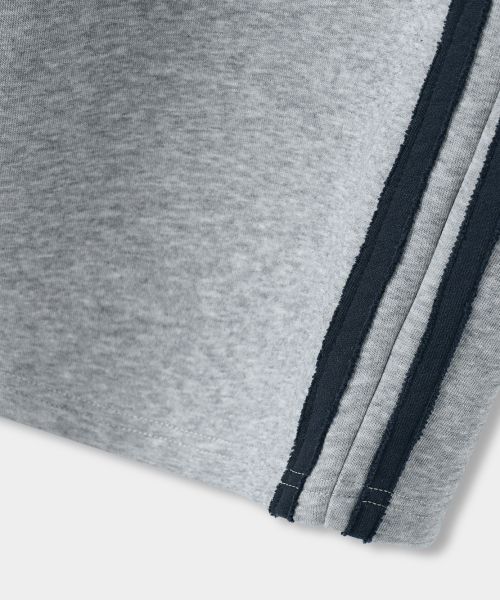 Cheap DIMITRI BLACK VLAD One-Tuck Curved Track Sweatpants Melange Gray VBF1PL01MG