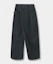 Lookbook DIMITRI BLACK VLAD One Tuck Curved Cutoff Sweatpants_Pigment Charcoal VBF1PL04CH