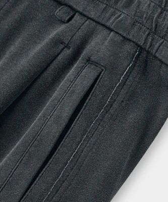 DIMITRI BLACK VLAD One Tuck Curved Cutoff Sweatpants_Pigment Charcoal VBF1PL04CH Purchase DIMITRI BLACK VLAD One Tuck Curved Cutoff Sweatpants_Pigment Charcoal VBF1PL04CH