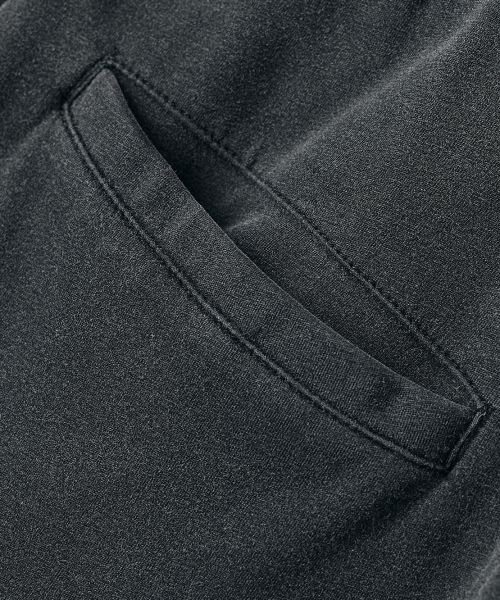 Details for DIMITRI BLACK VLAD One Tuck Curved Cutoff Sweatpants_Pigment Charcoal VBF1PL04CH