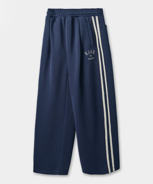 Order DIMITRI BLACK VLAD One Tuck Curved Track Sweatpants - Navy VBE8PL01NY