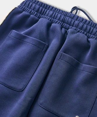 DIMITRI BLACK VLAD One Tuck Curved Track Sweatpants - Navy VBE8PL01NY Details for DIMITRI BLACK VLAD One Tuck Curved Track Sweatpants - Navy VBE8PL01NY