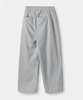 DIMITRI BLACK VLAD Single Tuck Curved Cutoff Sweatpants_Melange VBF1PL04MG Lookbook DIMITRI BLACK VLAD Single Tuck Curved Cutoff Sweatpants_Melange VBF1PL04MG