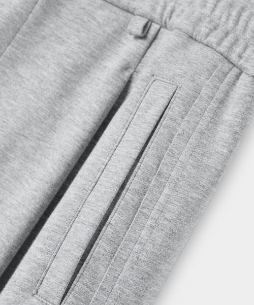 Purchase DIMITRI BLACK VLAD Single Tuck Curved Cutoff Sweatpants_Melange VBF1PL04MG