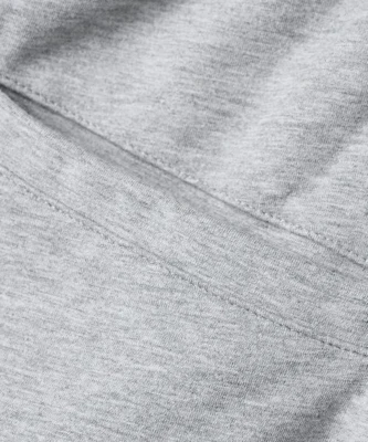DIMITRI BLACK VLAD Single Tuck Curved Cutoff Sweatpants_Melange VBF1PL04MG Details for DIMITRI BLACK VLAD Single Tuck Curved Cutoff Sweatpants_Melange VBF1PL04MG