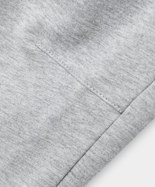 Sizing DIMITRI BLACK VLAD Single Tuck Curved Cutoff Sweatpants_Melange VBF1PL04MG