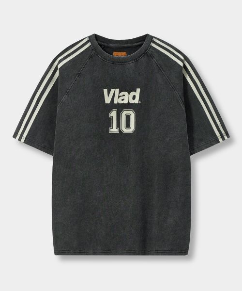 Order Dimitri Black VLAD VTG Track Artwork Tee - Pigment Charcoal Short Sleeve VBF1TS06CH