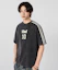 Shop Dimitri Black VLAD VTG Track Artwork Tee - Pigment Charcoal Short Sleeve VBF1TS06CH