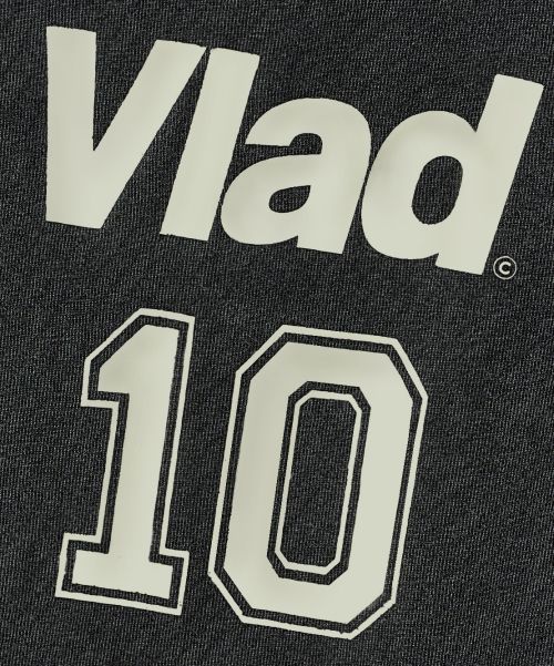 Details for Dimitri Black VLAD VTG Track Artwork Tee - Pigment Charcoal Short Sleeve VBF1TS06CH