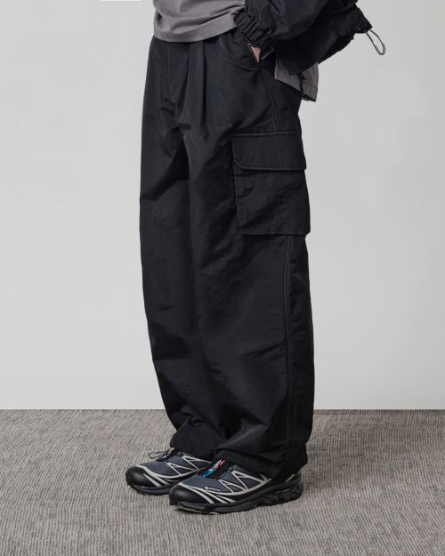 DIMITRI BLACK VLAD Waterproof Wide Cargo Pants_Black VBCSPL07BK