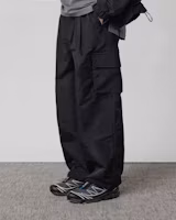 DIMITRI BLACK VLAD Waterproof Wide Cargo Pants_Black VBCSPL07BK DIMITRI BLACK VLAD Waterproof Wide Cargo Pants_Black VBCSPL07BK