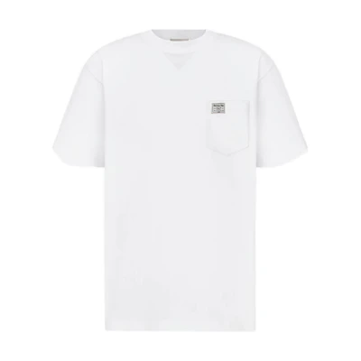 DIOR 1947 Limited Edition White Logo Crewneck Oversized T-Shirt. 243J634A0677-C081