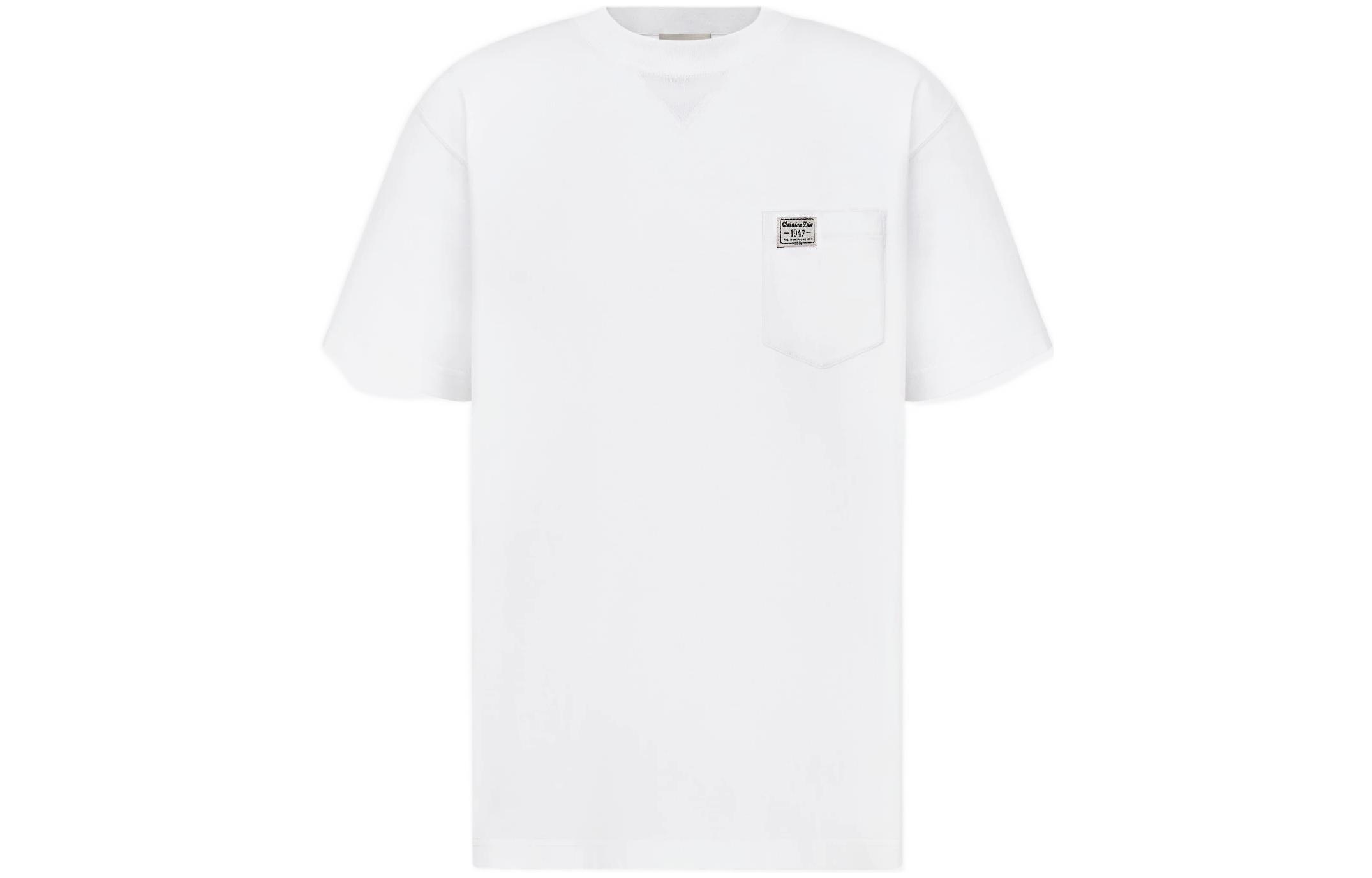 DIOR 1947 Limited Edition White Logo Crewneck Oversized  T-Shirt. 243J634A0677-C081 圖 2