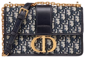 Dior 30 Montaigne Chain Bag Dior Oblique Jacquard Blue Dior 30 Montaigne Chain Bag Dior Oblique Jacquard Blue