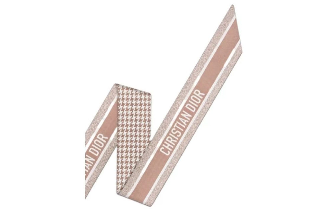 DIOR 30 Montaigne Mitzah Silk Scarf Rose Pink Gender-Neutral Couples Edition 15MON106I601-C420 圖 3