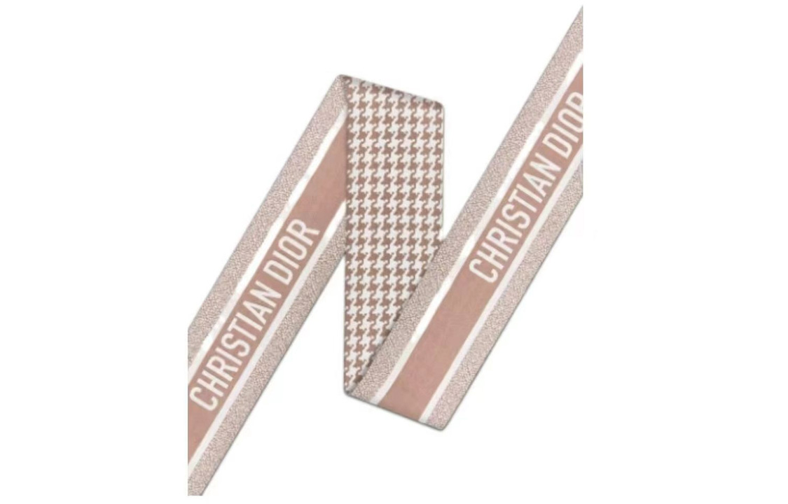 DIOR 30 Montaigne Mitzah Silk Scarf Rose Pink Gender-Neutral Couples Edition 15MON106I601-C420 圖 4