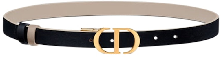 Dior 30 Montaigne Sabuk Reversible 20MM Hazlenut/Black Order Dior 30 Montaigne Sabuk Reversible 20MM Hazlenut/Black