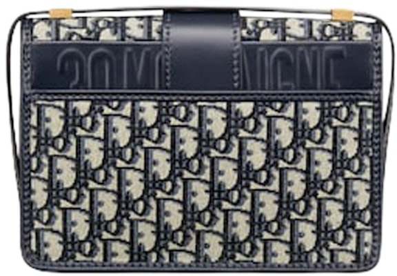 Dior 30 Montaigne Shoulder Bag Dior Oblique Jacquard Blue Lookbook Dior 30 Montaigne Shoulder Bag Dior Oblique Jacquard Blue