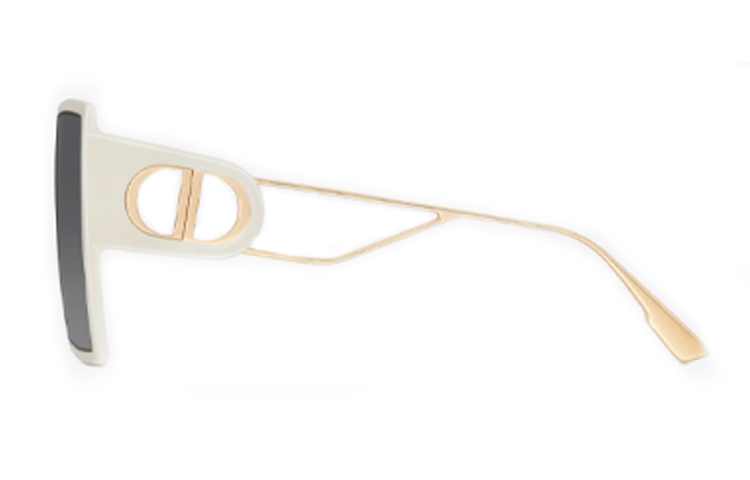 DIOR 30 Montaigne Square Sunglasses, White Frame, Gray Gradient Lens, Unisex 30MONTAIGNE-SZJ1I 圖 3