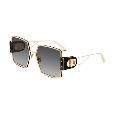 Dior 30Montaigne S4U Square Brown Sunglasses Unisex Fashion Eyewear. 30MTS4UQR-B4A1