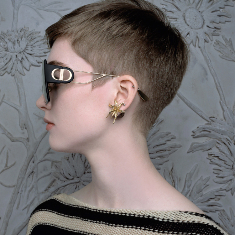 DIOR 30Montaigne Square Sunglasses Unisex Black 30MNTGN-8072K 圖 6