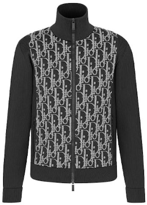 Dior 3D Monogram Knit Jacket Black 113M421AT195-C988 Order Dior 3D Monogram Knit Jacket Black 113M421AT195-C988