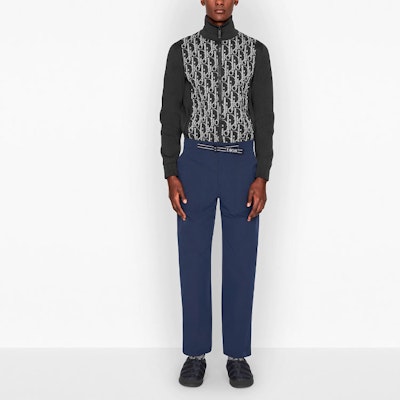 Dior 3D Monogram Knit Jacket Black 113M421AT195-C988 Shop Dior 3D Monogram Knit Jacket Black 113M421AT195-C988