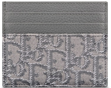 Dior (6 Slot Kad) Pemegang Kad Dior Oblique Jacquard Ruthenium/Kelabu Order Dior (6 Slot Kad) Pemegang Kad Dior Oblique Jacquard Ruthenium/Kelabu