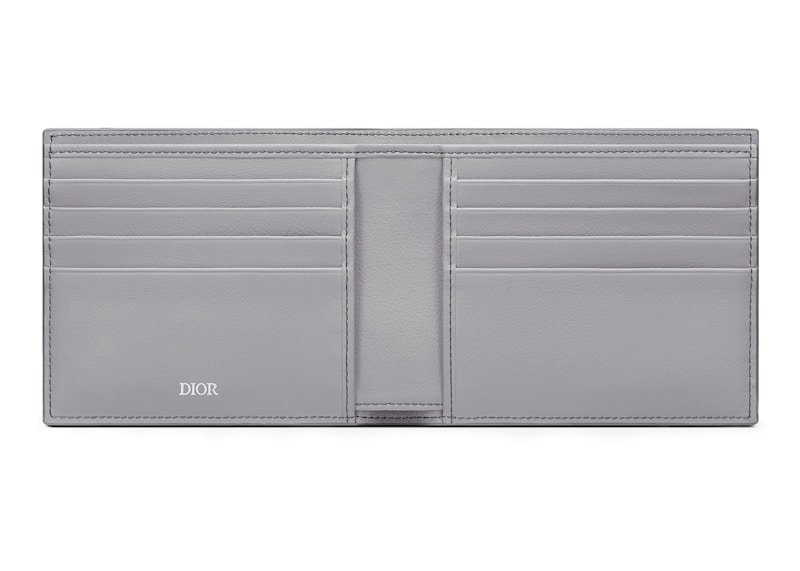 Dior (8-Slot) Wallet Oblique Jacquard Gray 圖 2
