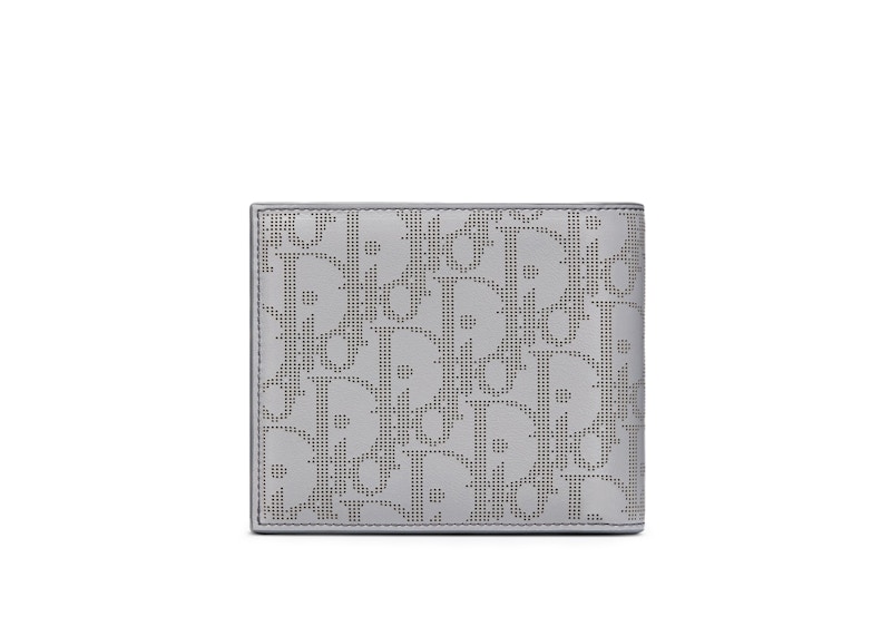 Dior (8-Slot) Wallet Oblique Jacquard Gray 圖 3