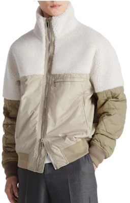 DIOR Chaqueta Beige Patchwork Cuello Alto Casual de Manga Larga 343C410A5939-C188 Lookbook DIOR Chaqueta Beige Patchwork Cuello Alto Casual de Manga Larga 343C410A5939-C188