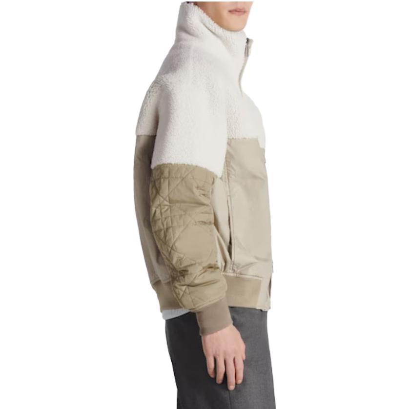 Purchase DIOR Chaqueta Beige Patchwork Cuello Alto Casual de Manga Larga 343C410A5939-C188