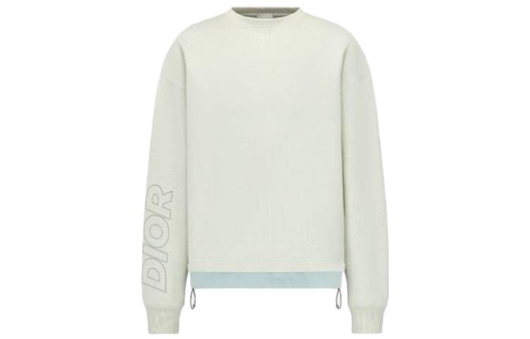 Order ディオール ベージュ プルオーバー スウェットシャツ ロゴプリント入り. 393J642A0854-C686