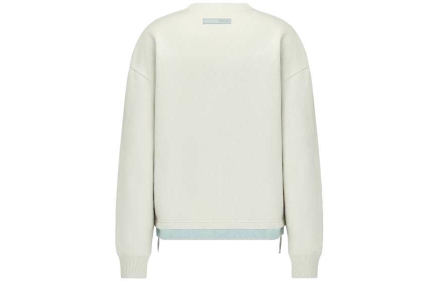 Lookbook ディオール ベージュ プルオーバー スウェットシャツ ロゴプリント入り. 393J642A0854-C686