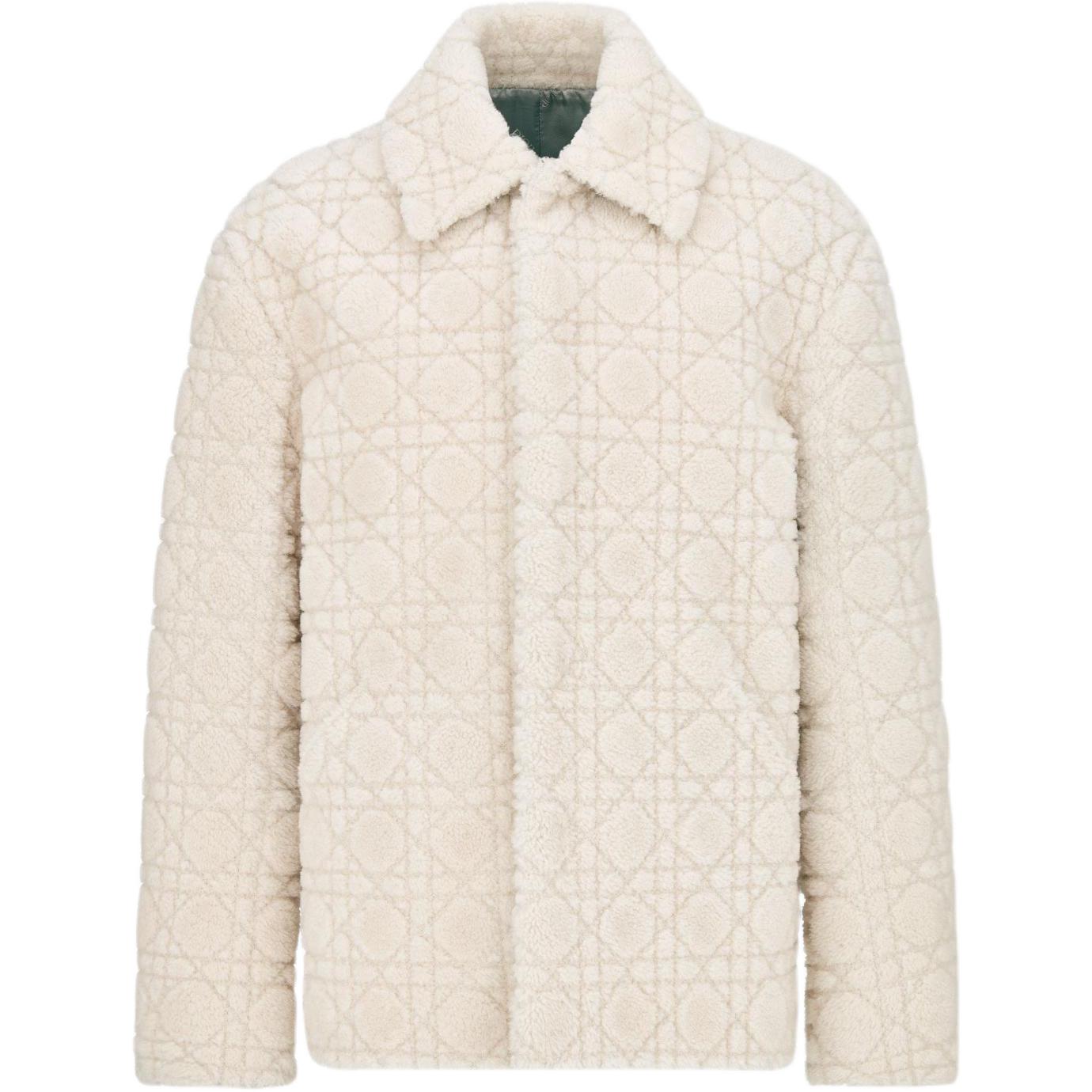 DIOR  Beige Quilted Pattern Single-Breasted Jacket SS23 243L421A0648-C110