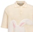 Shop DIOR Beige Rabbit Print Short Sleeve Polo Shirt 313M831AT498-C081