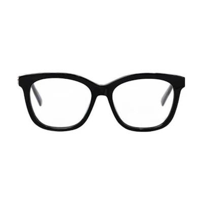DIOR Black Acetate Butterfly Optical Frames with Side Logo 30MONTAIGNEMINIOB2I