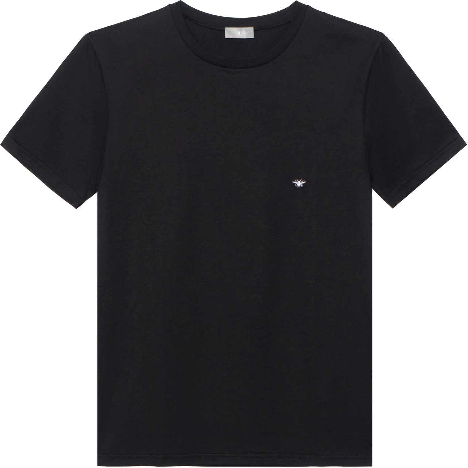 dior-black-cotton-bee-embroidered-crewneck-short-sleeve-t-shirt-733-j603-b0677-c980