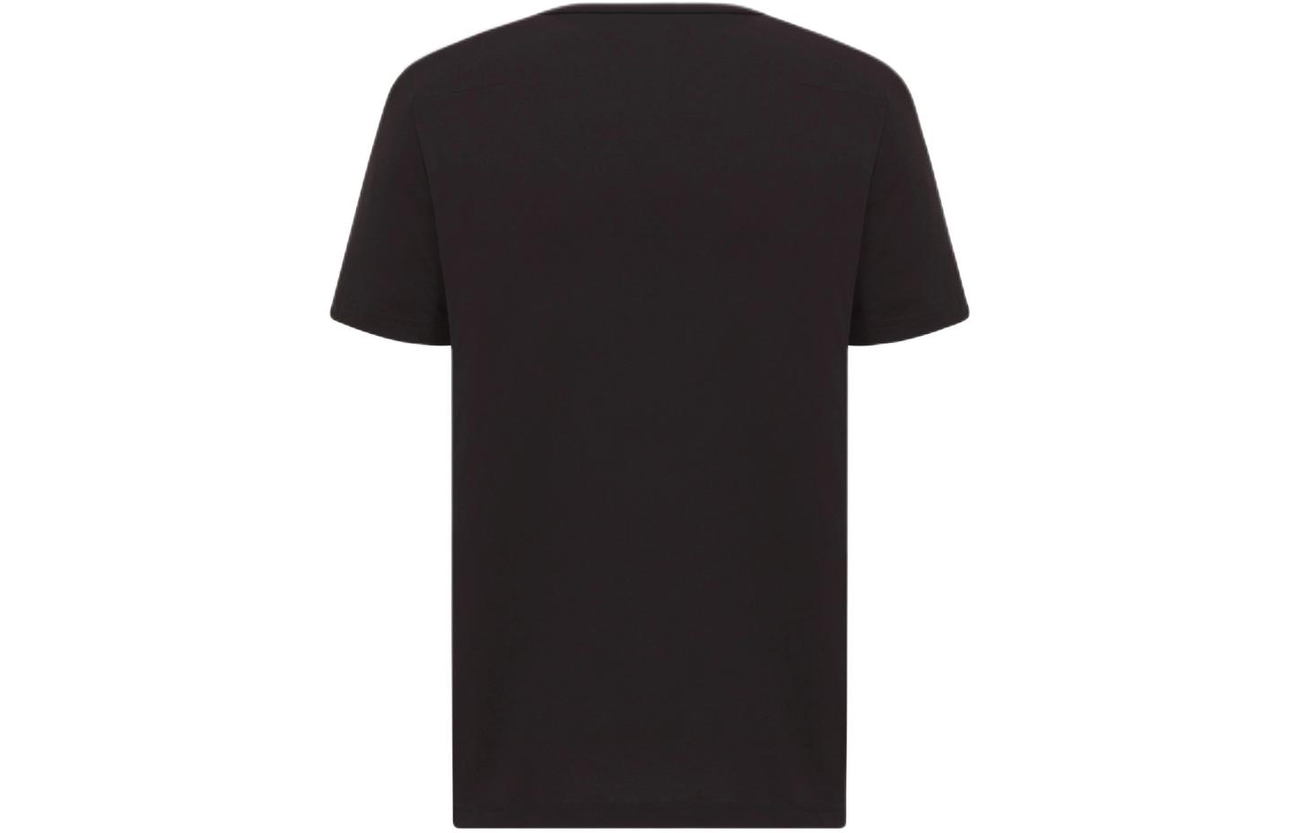 DIOR  Black Cotton Bee Embroidered Crewneck Short Sleeve T-Shirt 733J603B0677-C980 圖 3