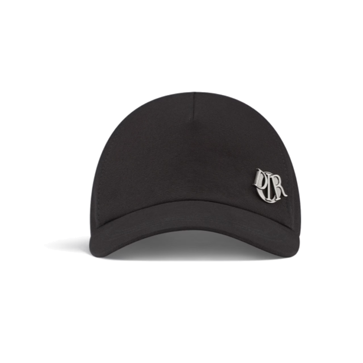 Lookbook Topi Hitam DIOR Katun dengan Logo Bordir. 483C901B4511980