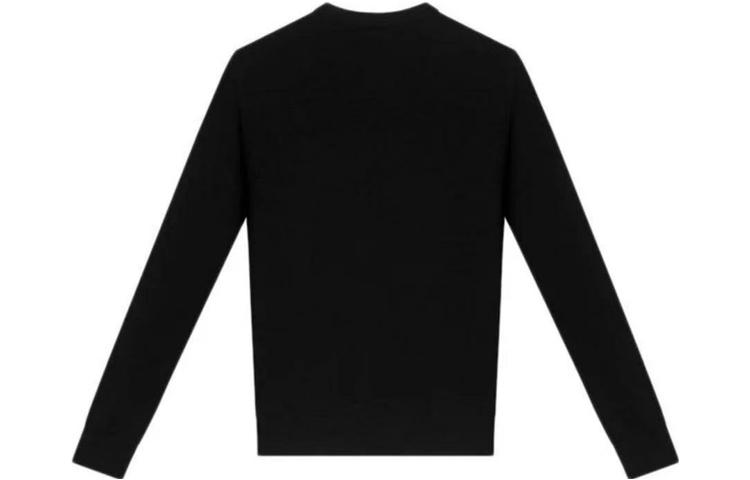 Lookbook ディオール ブラック クルーネック プルオーバー セーター ロゴプリント入り 923M649AT938-C980