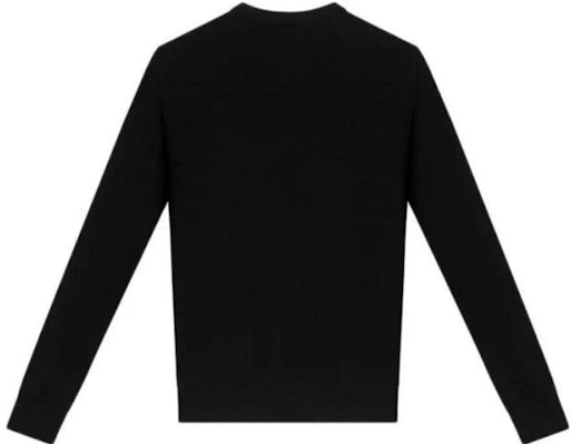 ディオール ブラック クルーネック プルオーバー セーター ロゴプリント入り 923M649AT938-C980 Lookbook ディオール ブラック クルーネック プルオーバー セーター ロゴプリント入り 923M649AT938-C980