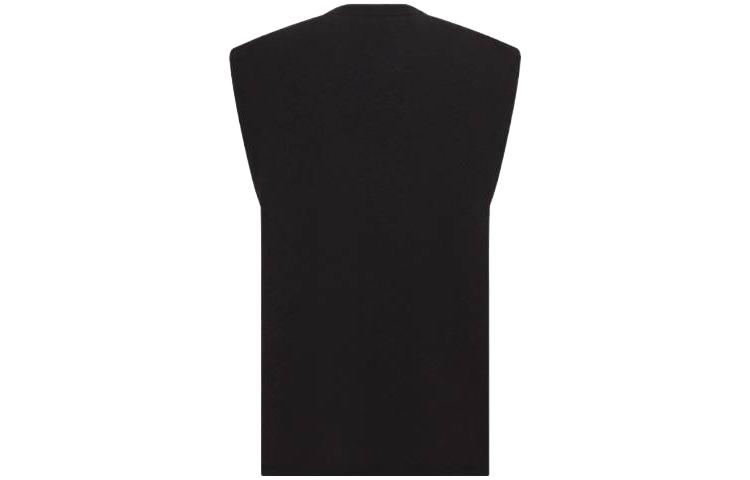 Lookbook DIOR  Black Crewneck Sweater with Abstract Letter Embroidery Design 393M664AT693-C982