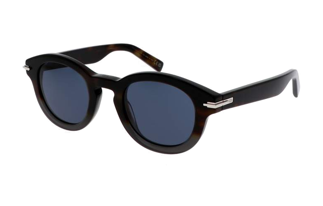 DIOR  Black Irregular Acetate Sunglasses with Logo Detail. DIORBLACKSUITR5I29B0