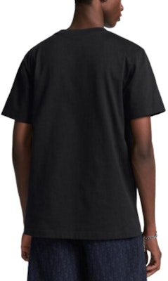 ディオール ブラック ロゴプリント オーバーサイズ 半袖 Tシャツ 493J696F0554-C980 Purchase ディオール ブラック ロゴプリント オーバーサイズ 半袖 Tシャツ 493J696F0554-C980