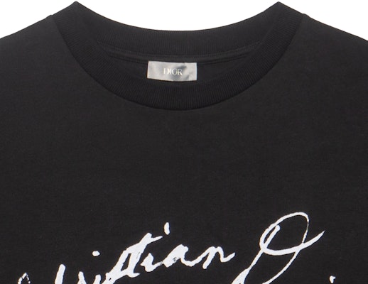 ディオール ブラック ロゴプリント オーバーサイズ 半袖 Tシャツ 493J696F0554-C980 Details for ディオール ブラック ロゴプリント オーバーサイズ 半袖 Tシャツ 493J696F0554-C980