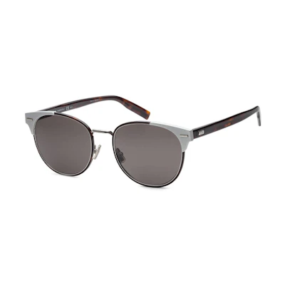 Dior Black Oval Sunglasses with Stylish Versatile Acetate Frame. DIOR0206S-SV8