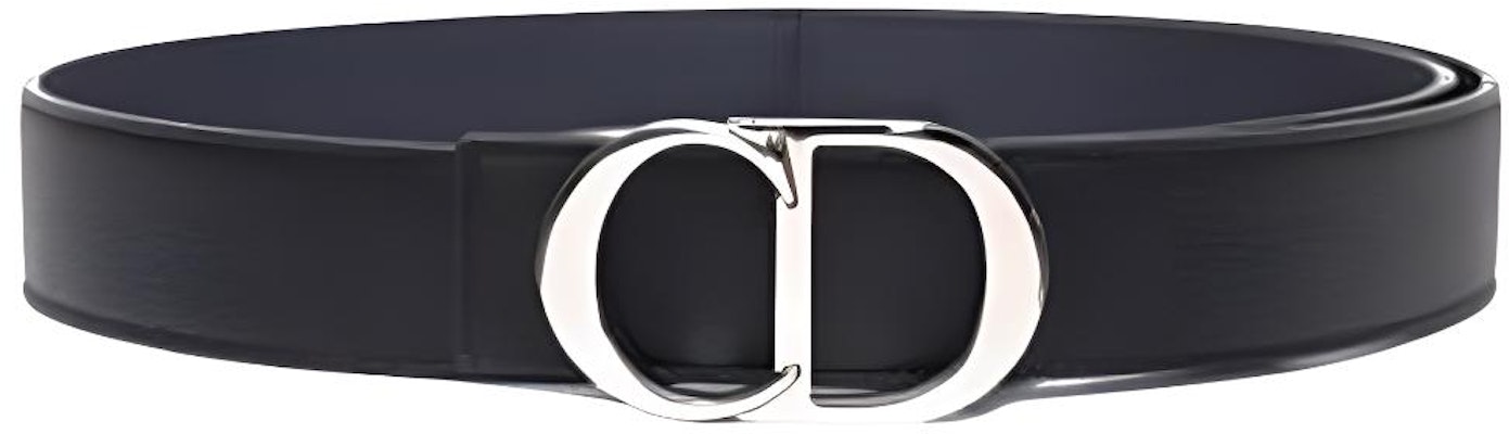 DIOR Black Smooth Buckle Leather Belt 3.5cm 4371PLTAMH16Q Buy DIOR Black Smooth Buckle Leather Belt 3.5cm 4371PLTAMH16Q
