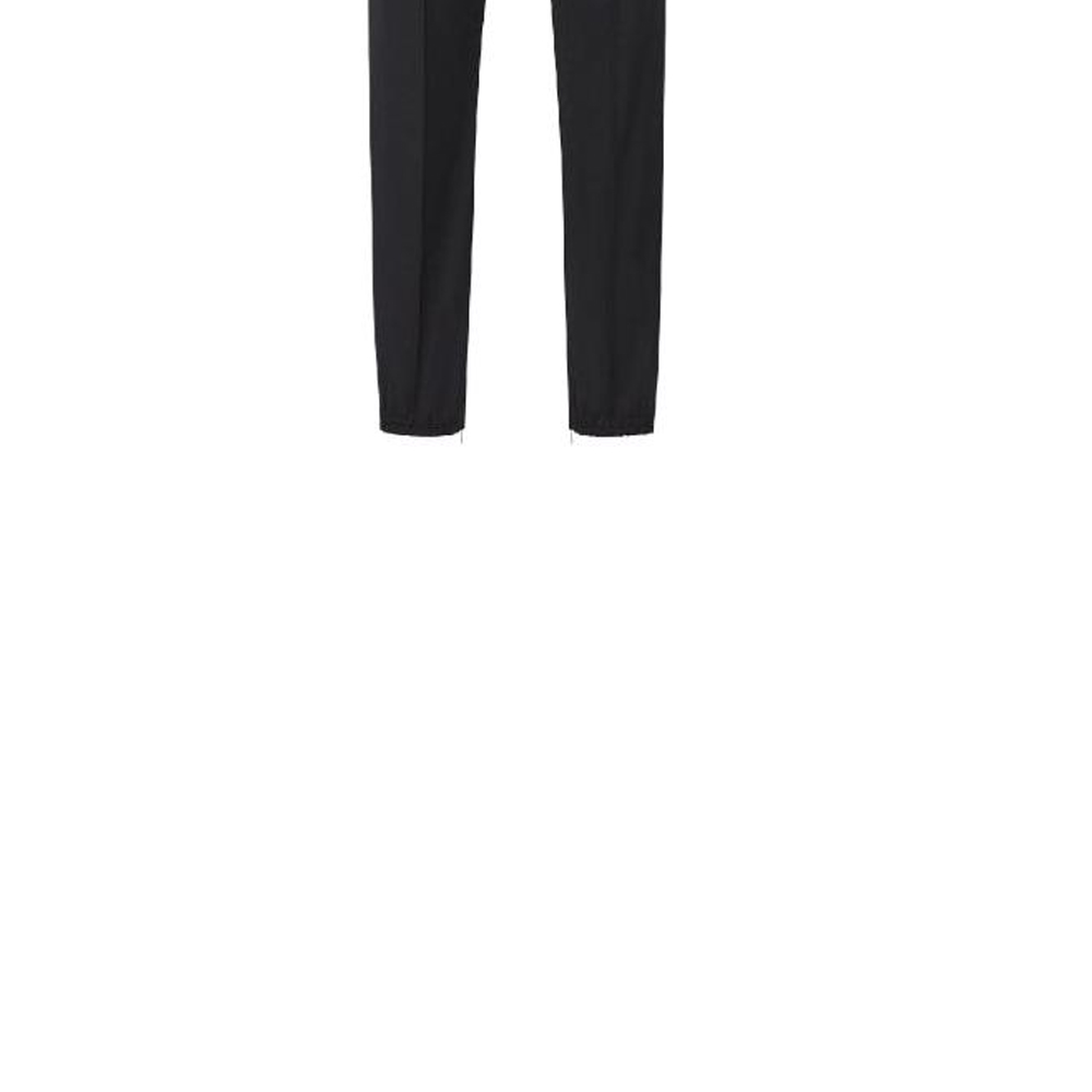 Sizing DIOR Seluar Kasual Hitam Tali Pinggang Lurus Mid-Waist. 733C138E3226-900