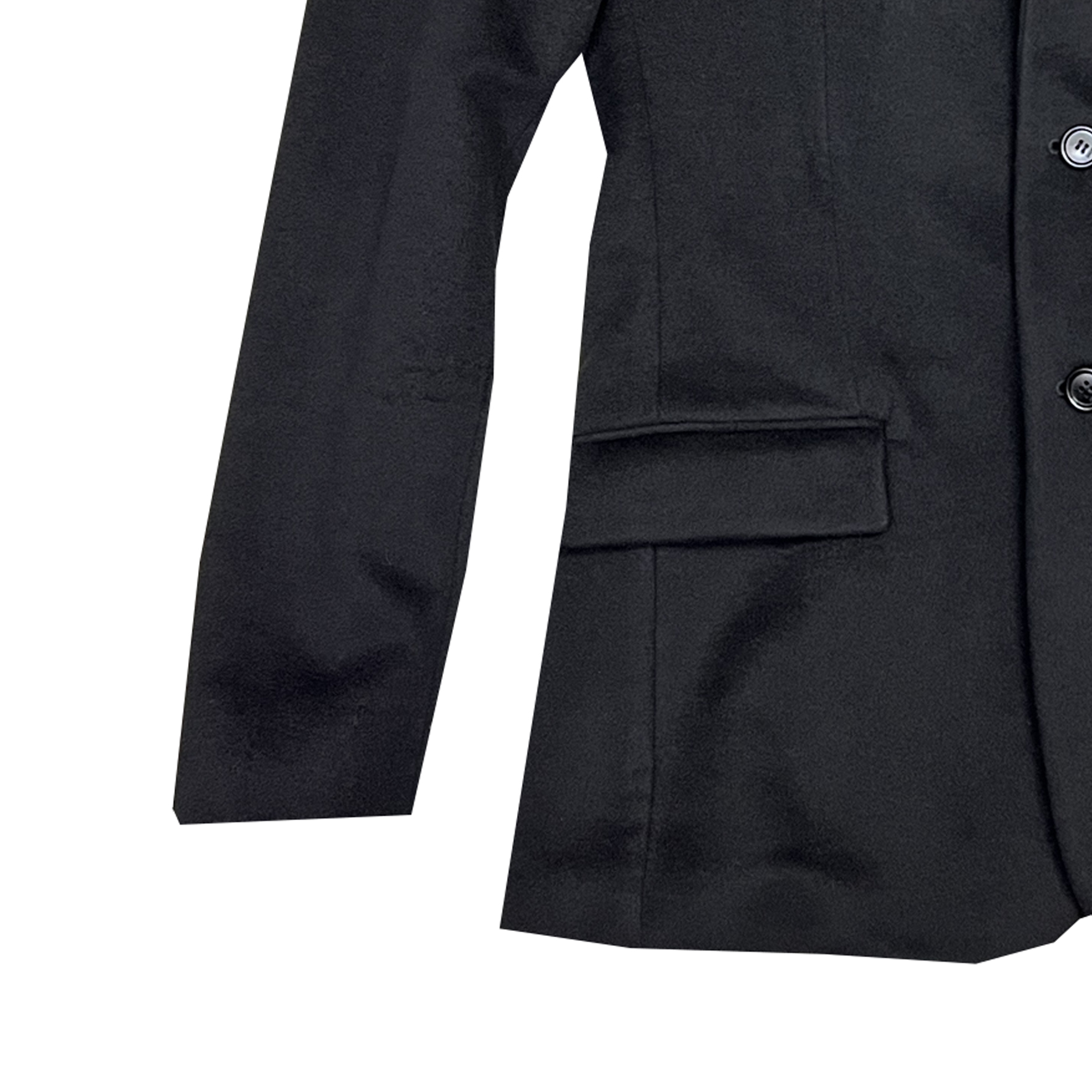 Sizing DIOR  Black Solid Single-Breasted Long Sleeve Blazer. 933C224A3225-C900